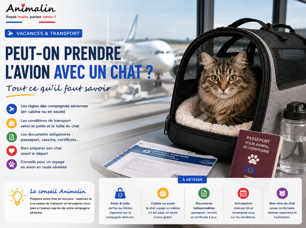 ✈️ Peut-on prendre l’avion avec un chat ? Tout ce qu’il faut savoir ⭐⭐⭐