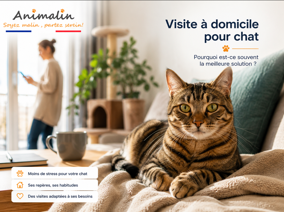 🐱 Visite à domicile pour chat : pourquoi est-ce souvent la meilleure solution ? (Guide complet 2026)