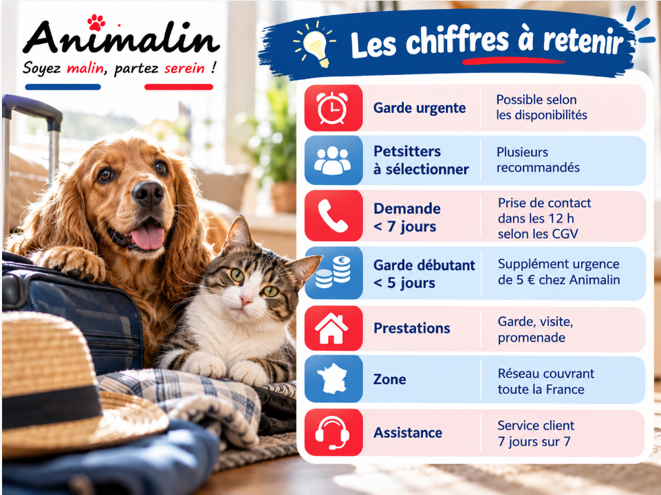 ⏰ Garde d’animaux de dernière minute : comment trouver rapidement un petsitter ?