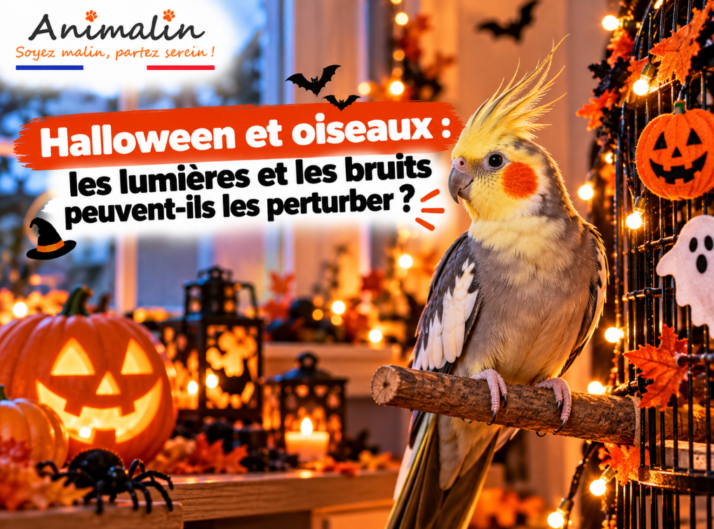 🦜 Halloween et oiseaux : les lumières et les bruits peuvent-ils les perturber ?