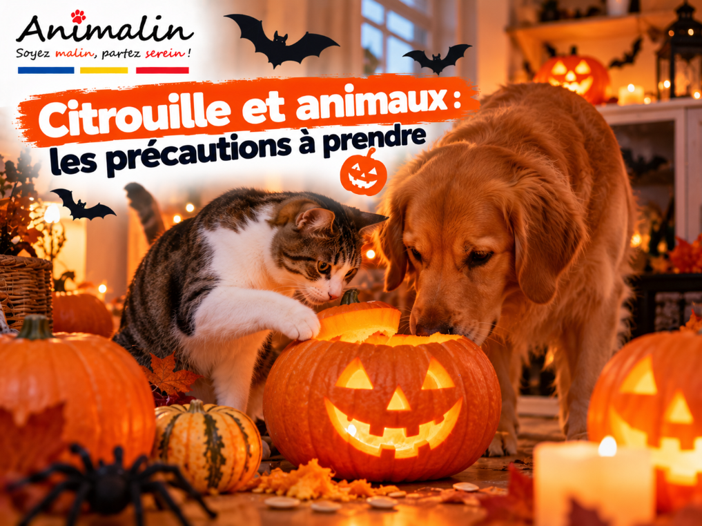 🎃 Citrouille et animaux : peut-on laisser les citrouilles d’Halloween à portée des chiens et des chats ?